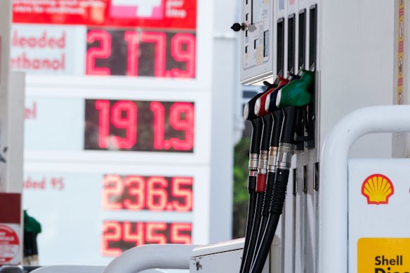 Petrol prices have surged, putting more pressure on inflation.