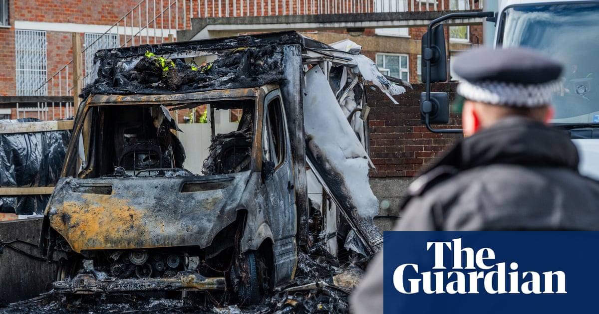 Men bailed over suspected arson attack on Jewish ambulance service in London | UK news