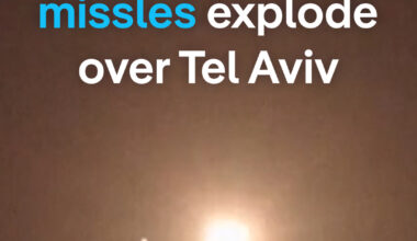 Interceptor missiles lit up the sky over Tel Aviv overnight. Israel has come under regular aerial attacks since it launched its war on Iran. Recent barrages damaged buildings and vehicles. Twelve people have died in Israel in the first two weeks of the war. At least 2000 people have been killed in Iran and Lebanon by US-Israeli bombings. #dwnews