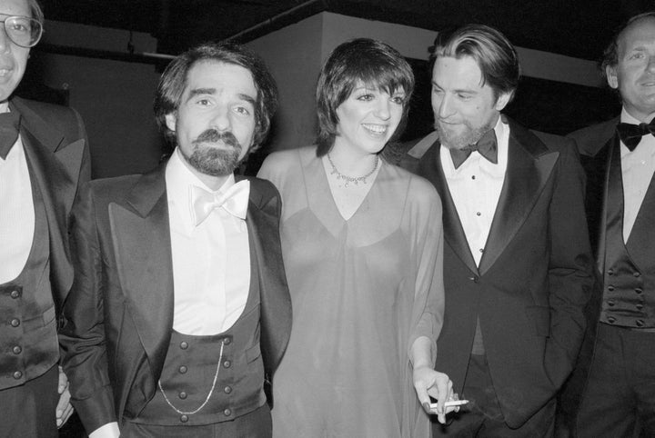 Martin Scorsese, Liza Minnelli and Robert De Niro at the "New York, New York" premiere in June 1977.