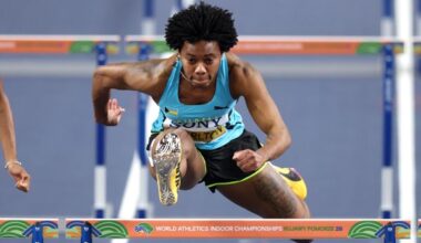 FLASH: Charlton equals world record to win third world indoor 60m hurdles title in Kujawy Pomorze | News | Kujawy Pomorze 26