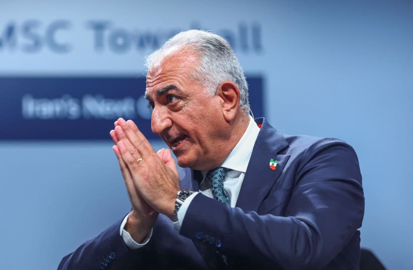 Reza Pahlavi, the exiled son of Iran's last shah and an Iranian opposition figure, speaks during the Munich Security Conference (MSC) in Munich, Germany, February 13, 2026.