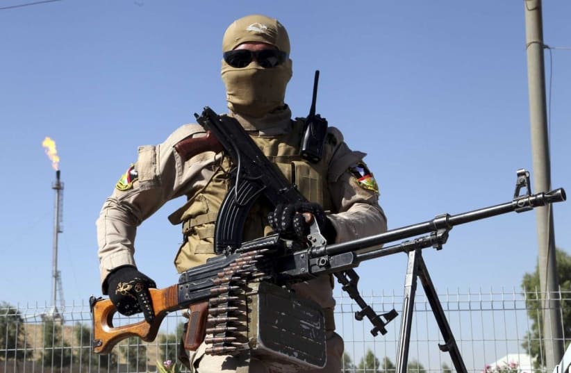 A Kurdish fighter in Iraq.