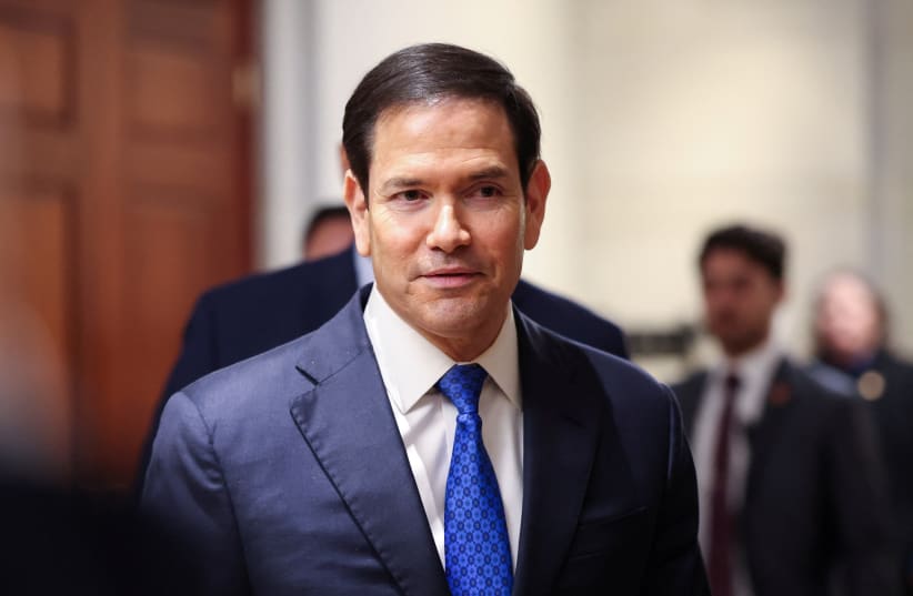 US Secretary of State Marco Rubio walks on the day of classified briefings for the U.S. Senate and House of Representatives on the situation in Iran, on Capitol Hill in Washington, DC, US, March 3, 2026.
