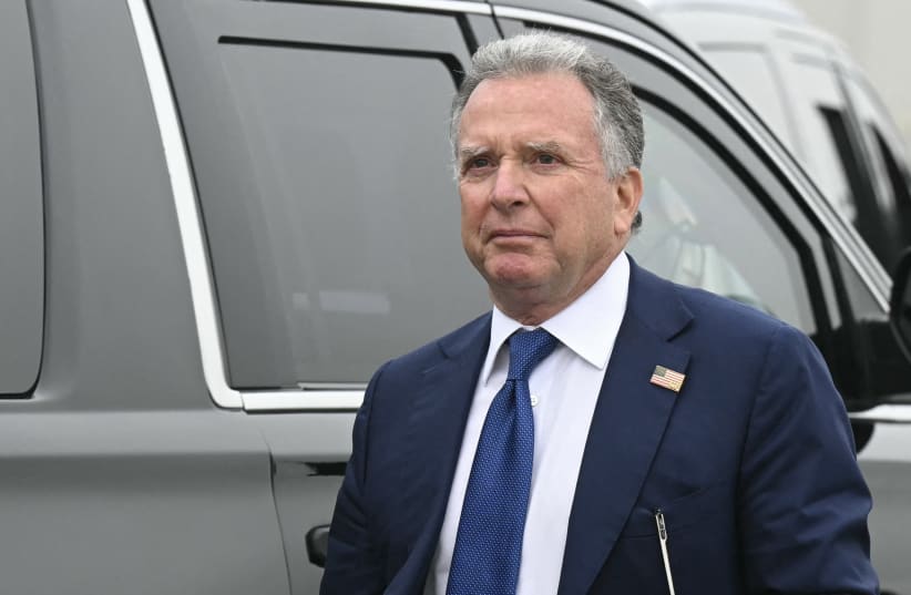 US special Envoy Steve Witkoff arrives at Dover Air Force Base in Dover, Delaware, March 7, 2026, to attend a Dignified Transfer Ceremony.