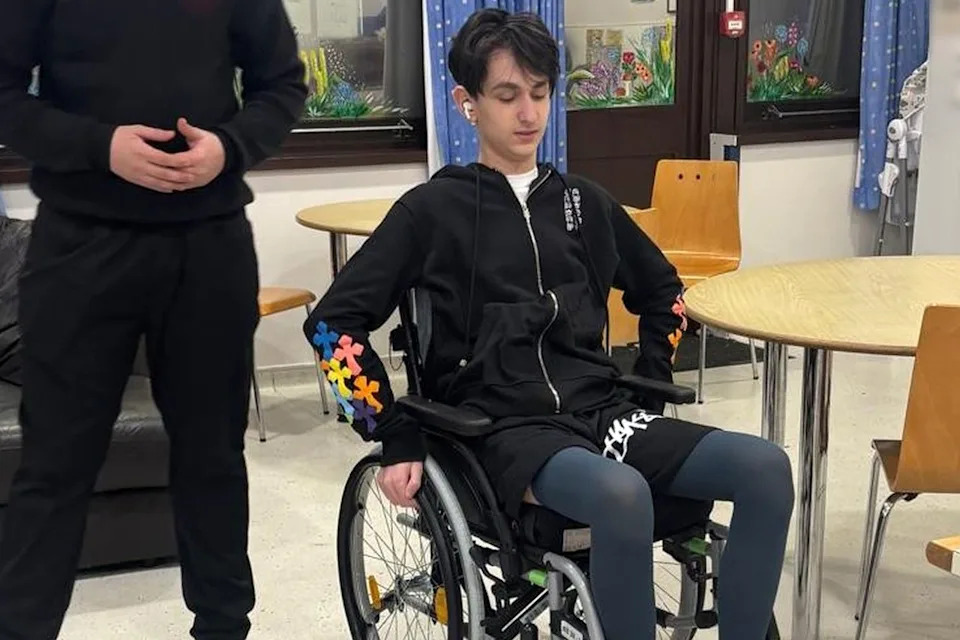 Eddie Costea in a wheelchairCredit: Kennedy News & Media