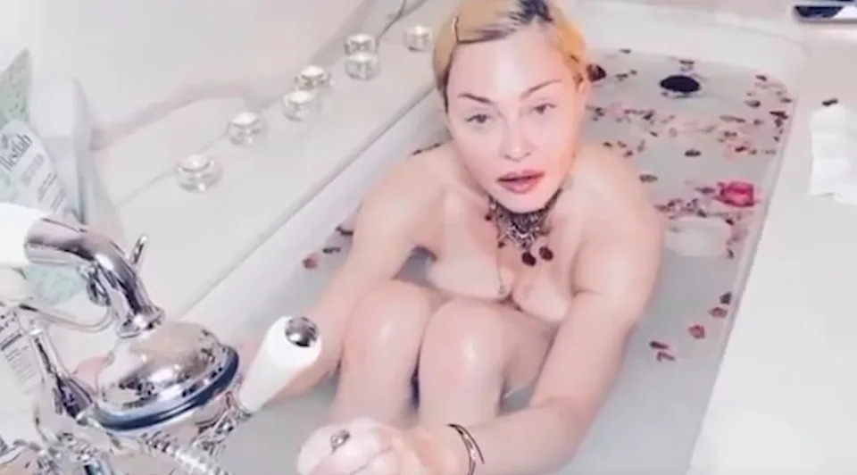 madonna in her bathtub