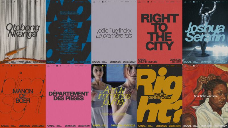 Base Design builds a brand that breathes for Brussels' vast new cultural centre, Kanal