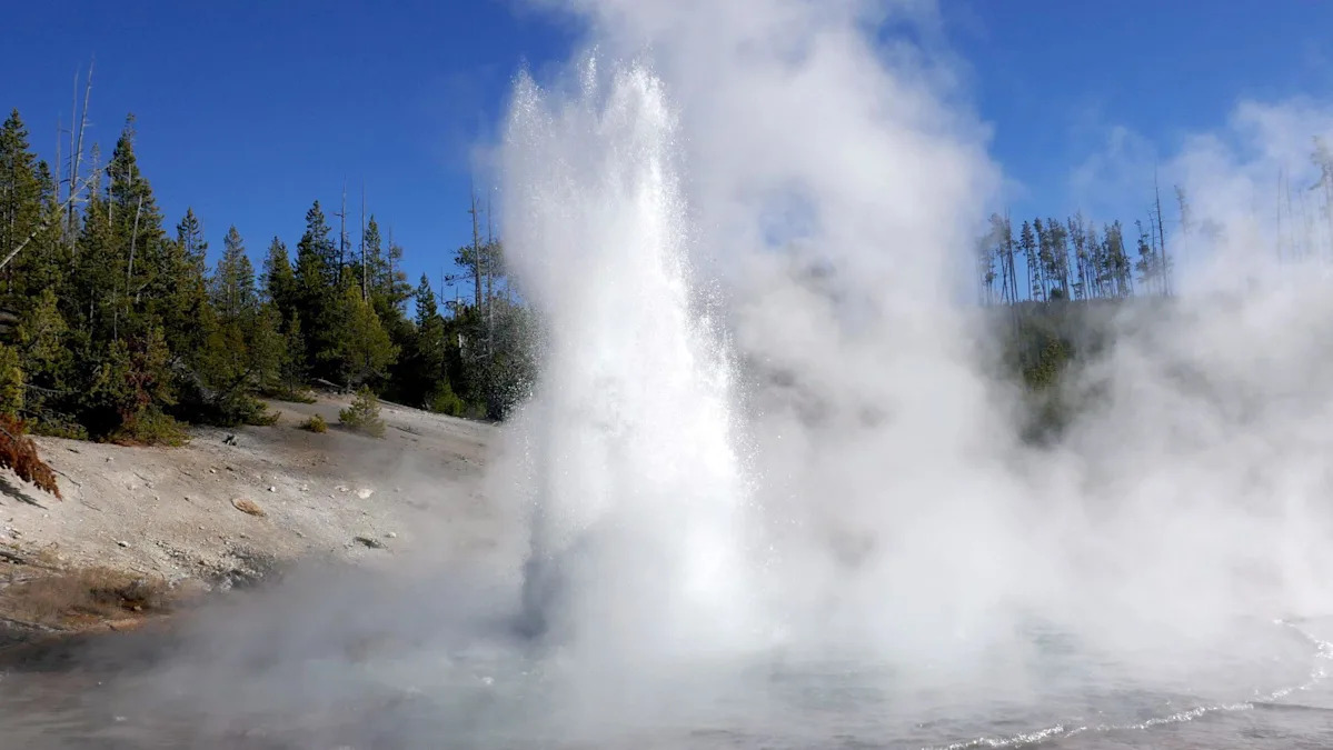 World's largest acidic geyser wakes up in Yellowstone from six-year slumber