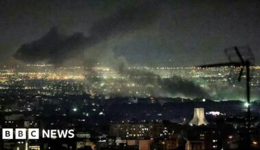 'I just want to be able to sleep': Attacks in Iran rock cities and cut power - BBC