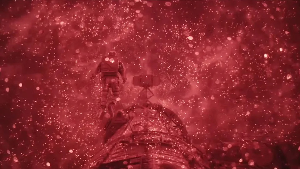 Ryland Grace doing an EVA in a Petrova Line in Project Hail Mary.