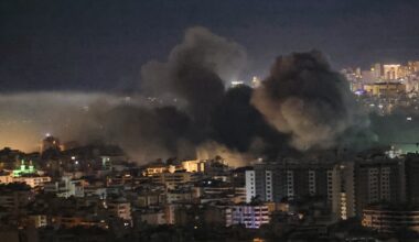 Officer seriously wounded in Lebanon as strikes pound Hezbollah bastion near Beirut