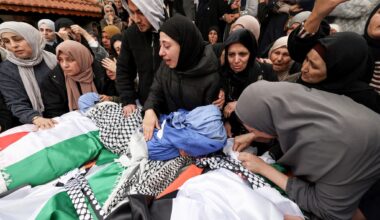 Israeli forces kill West Bank Palestinian couple, 2 children; police say car sped at troops