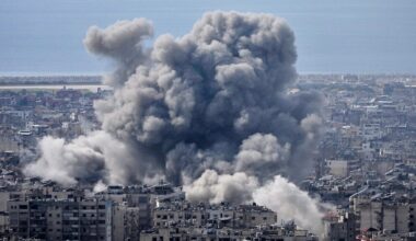 Five soldiers seriously wounded by Hezbollah rocket as Air Force pounds Beirut