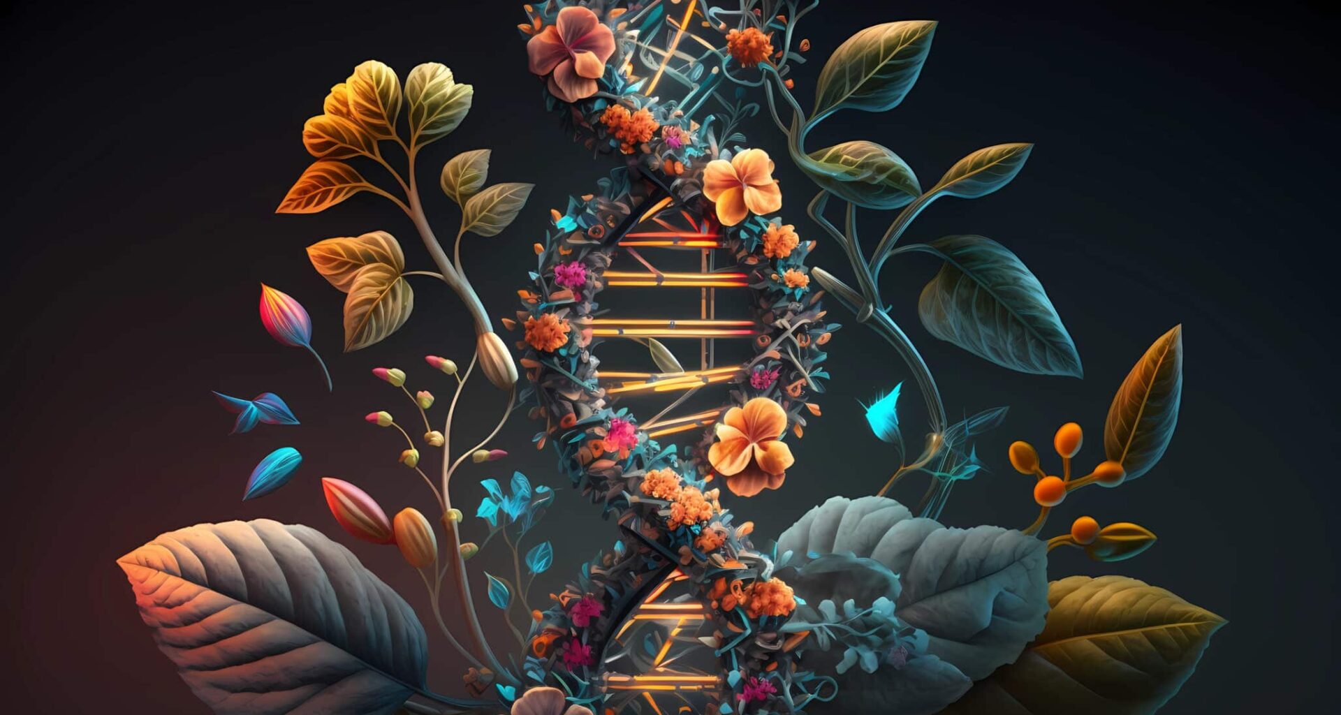 Abstract concept of genetic engineering