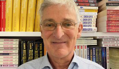 Authors and competitors turn out for Andrew Franklin's retirement gig