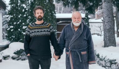 Valery Poshtarov’s portraits of fathers and sons holding hands is a study of “what remains unsaid between men”
