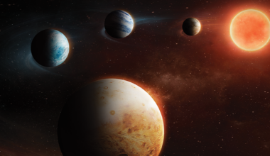 An artist's conception of the LHS 1903 system. Credit: ESA.