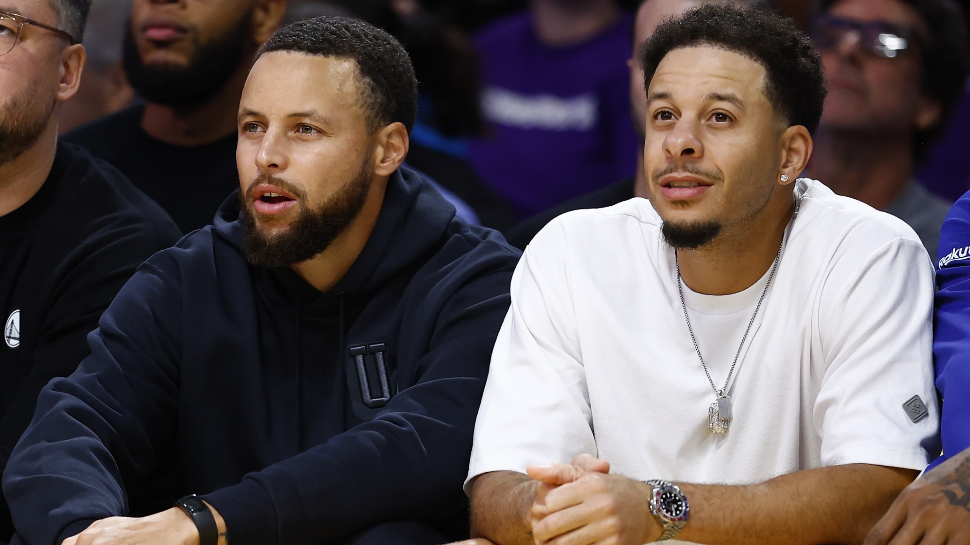 Steph Curry and his brother Seth