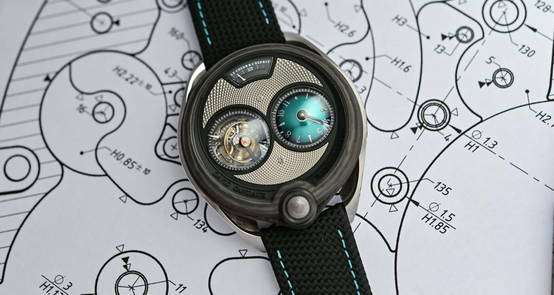 The David Candaux DC6 Night Forest, In Carbon and Titanium