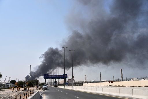 Smoke at US embassy in Kuwait as blasts echo across Gulf cities