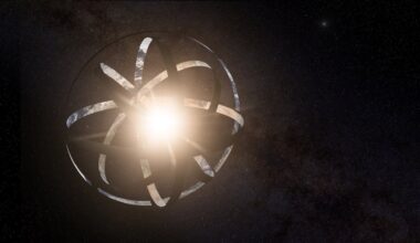 Megastructures like Dyson Bubbles, Swarms, and Stellar Engines could be designed to be passively stable. Credit: Kevin Gill