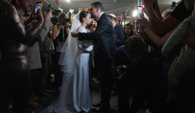 Wedding sirens: Under fire, Israeli couple ties the knot in bomb shelter