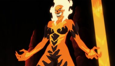 The villainous Volcanica in Invincible season 4 episode 4