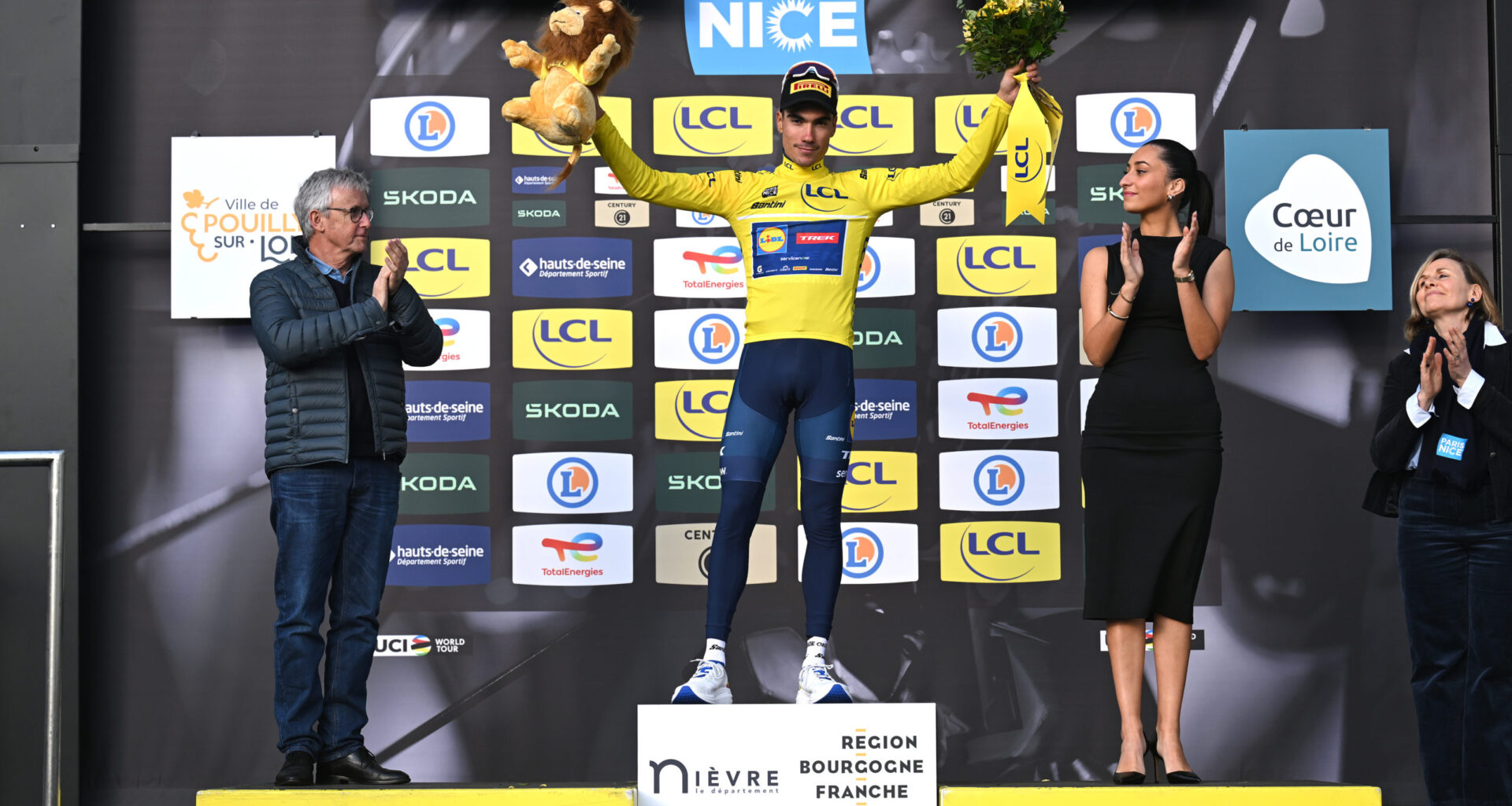 Ayuso pulls on the yellow jersey after Lidl-Trek's second place at Paris-Nice TTT