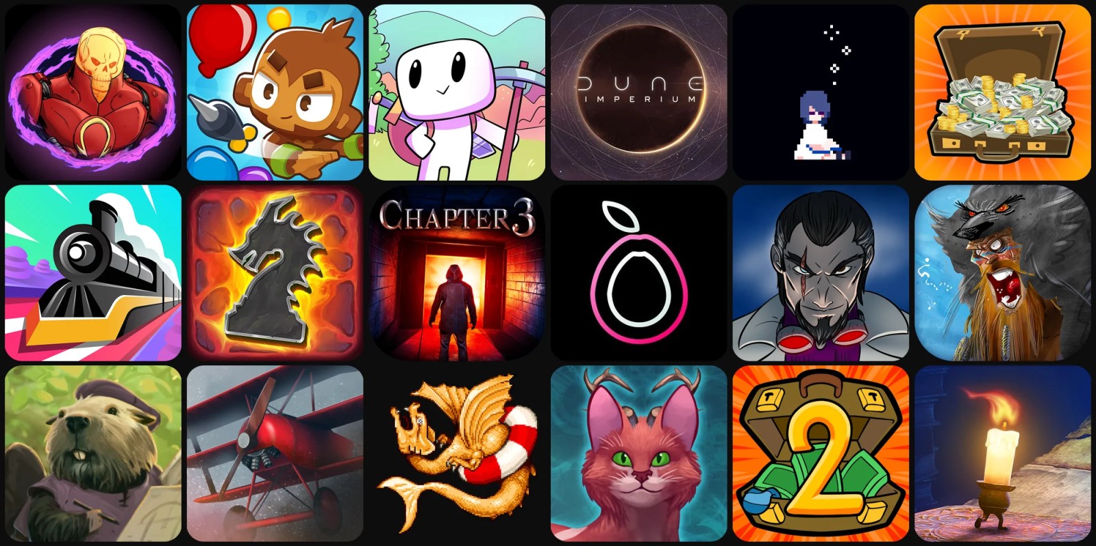 A collage of a video game