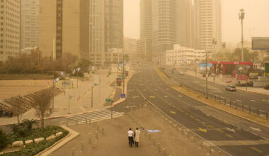 rain and thunderstorms after dust blankets Israel