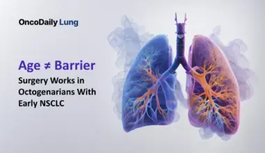 Surgery in Octogenarians With Early-Stage NSCLC: What This Prospective Study Shows About Safety, Survival, And Quality Of Life