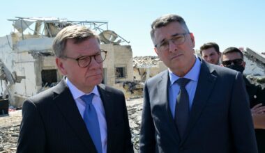 Alongside visiting German FM, Sa'ar says Israel not seeking 'endless war' in Iran