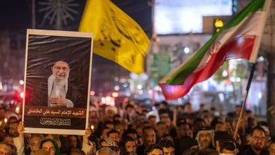 Iranian Supreme Leader Ayatollah Ali Khamenei was killed by a U.S. airstrike in Tehran. (AP)