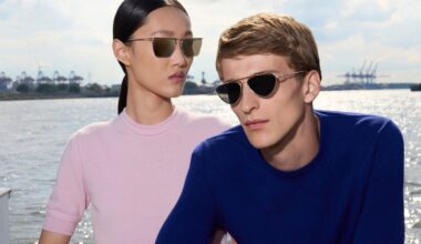 The Jil Sander and Oliver Peoples campaign.