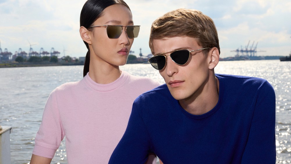The Jil Sander and Oliver Peoples campaign.