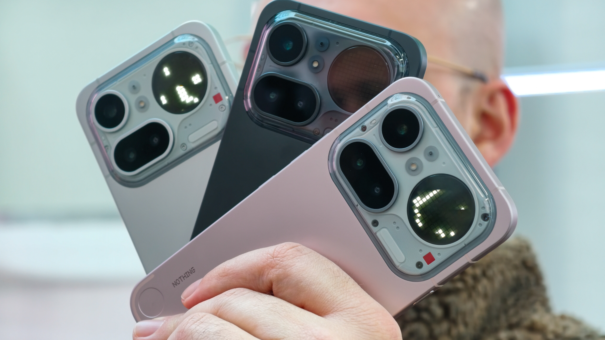 Nothing Phone 4a Pro Colors from the launch in London