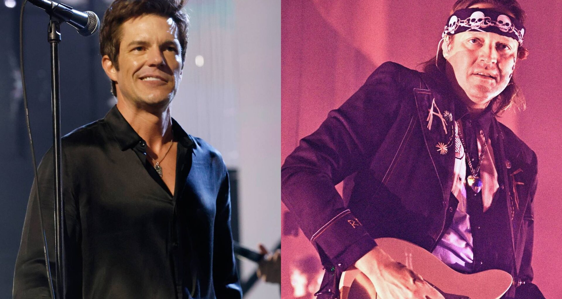 Watch Arcade Fire's Win Butler join The Killers for 'Rebellion (Lies)' and 'When You Were Young' in Colombia