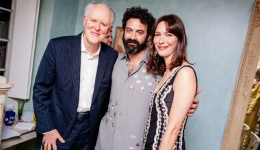 Anna Wintour, John Lithgow, and Nicholas Hytner Toast London’s Royal Court Theatre