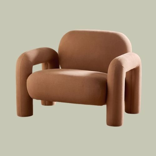 MADE.COM, Bobo Accent Chair in Tea Rose Pink