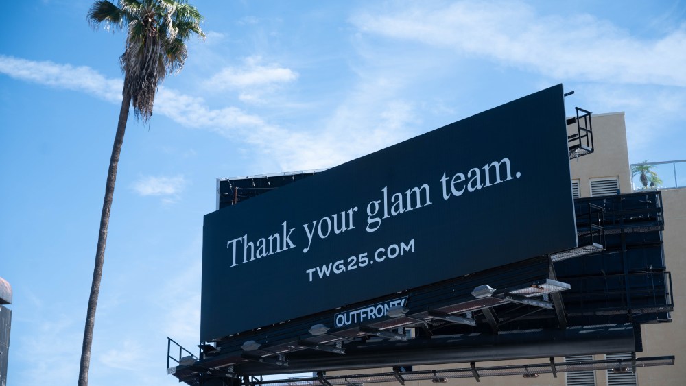 The Wall Group, Thank Your Glam Team campaign, billboard, los angeles.