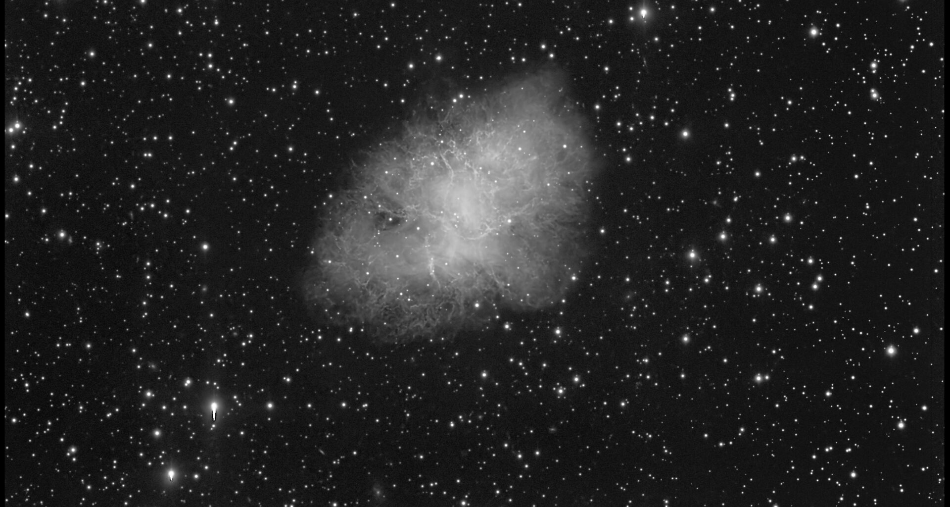 Messier 1, the iconic "Crab Nebula” (NGC 1952).
