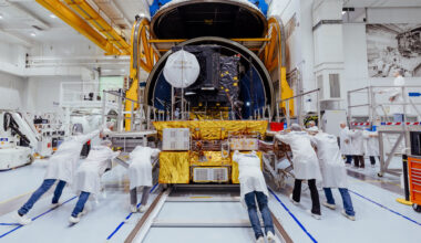 MTG-I2 pushed into place for final environmental tests