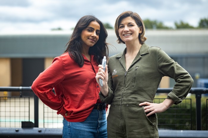Mandip Gill and Jodie Whittaker