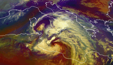 Medicane Jolina from MSG