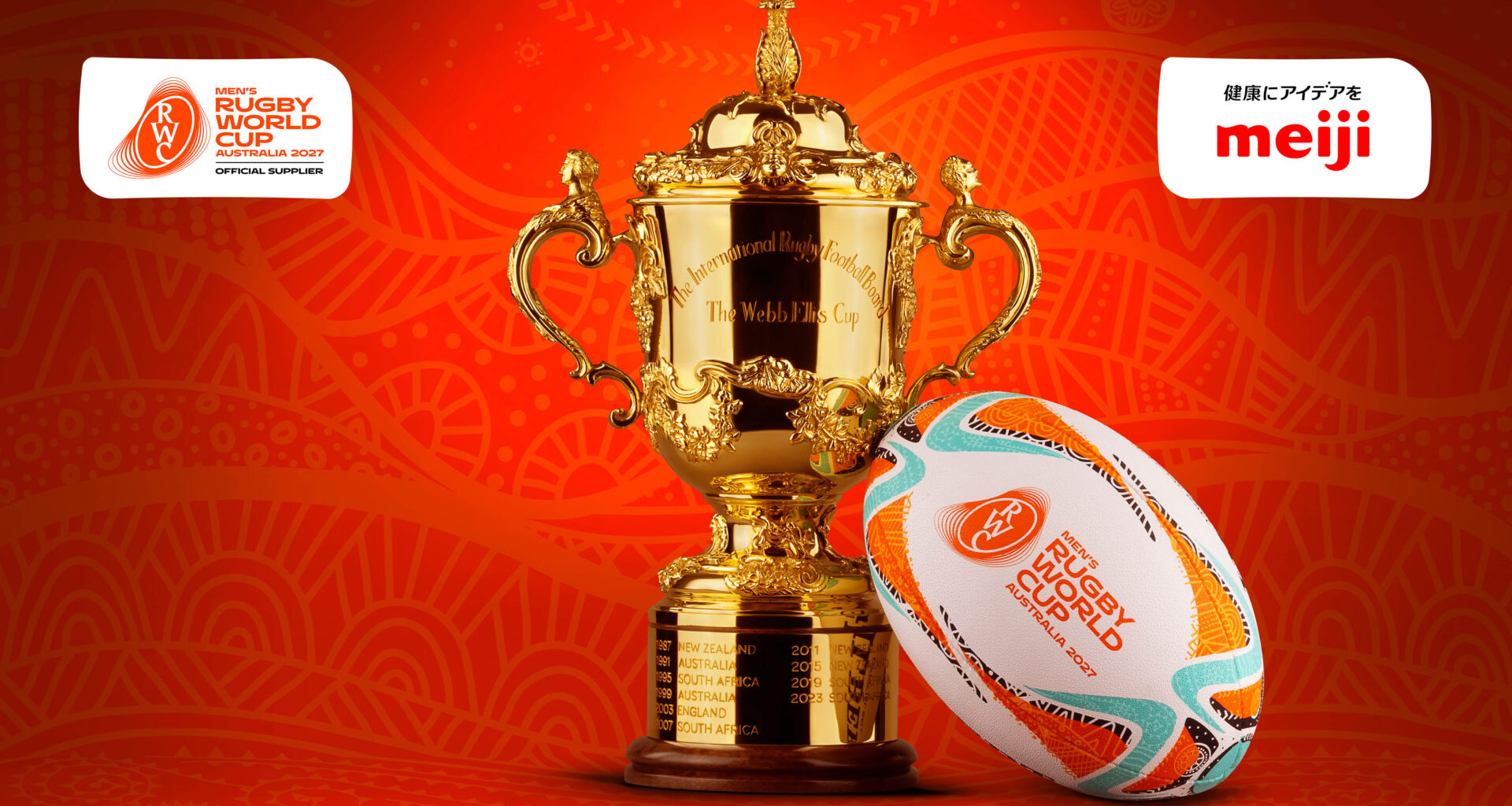 Meiji signs on as Official Supplier of Men’s Rugby World Cup 2027