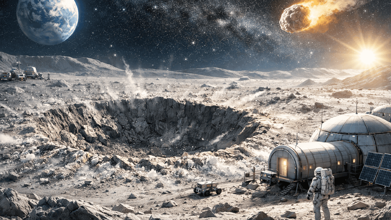 Moon's Latest Crater Could Impact Lunar Habitation