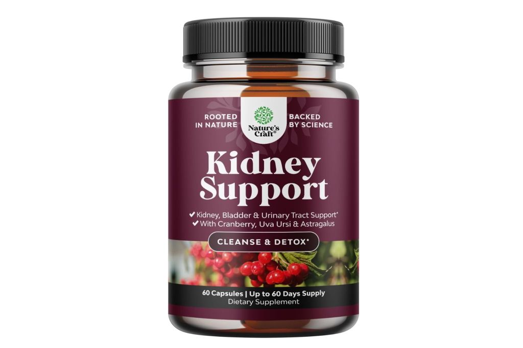 A bottle of kidney vitamins.