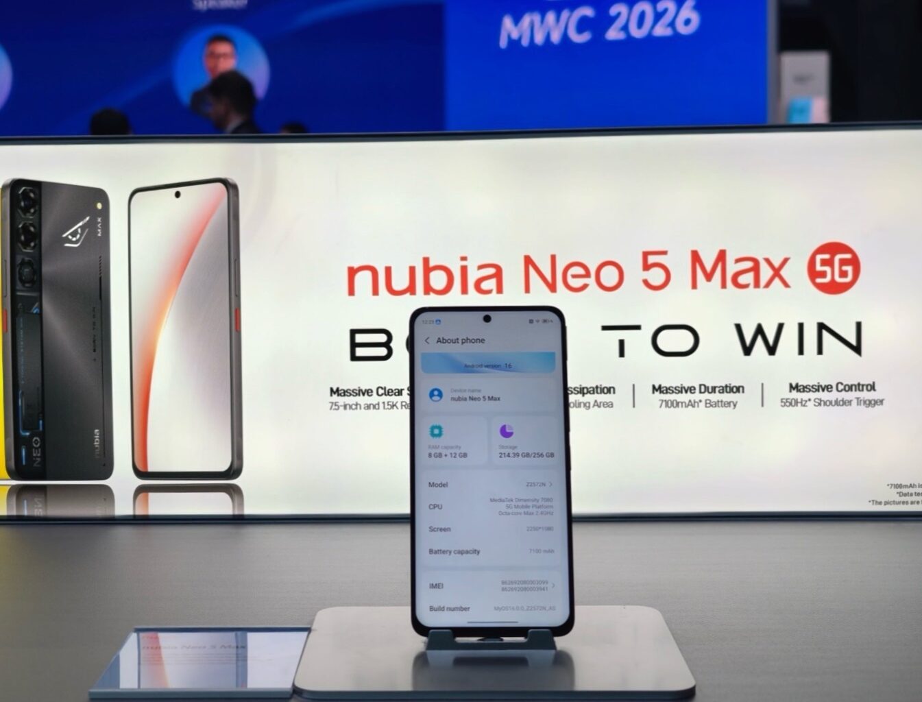 A blast from the past: The Nubia Neo 5 Max is a throwback to phablets like the Huawei Mate 20X