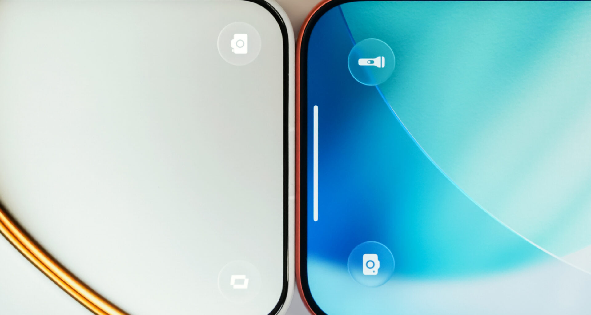 OnePlus 15T (left) and IPhone 17 Pro (right)